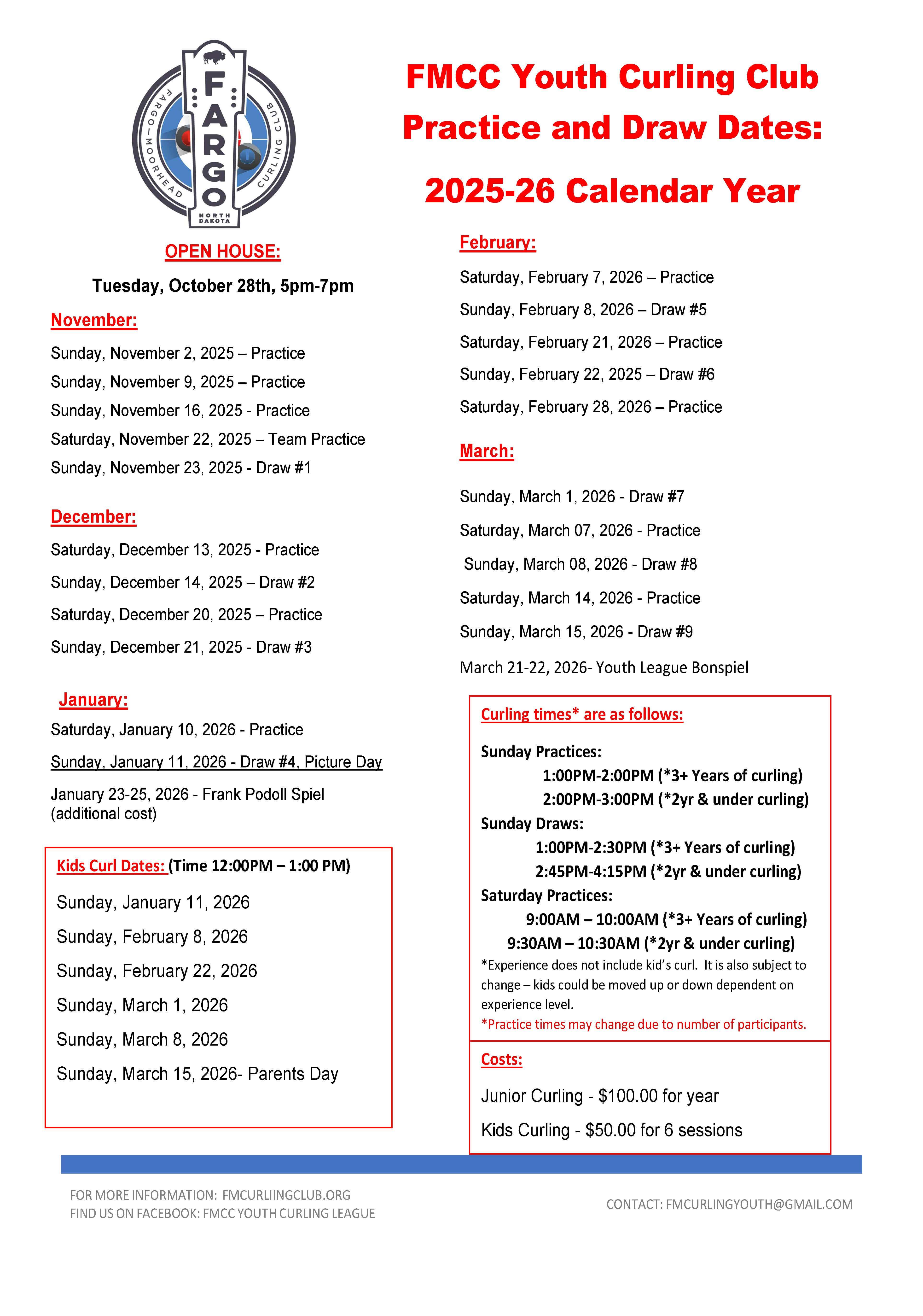 FMCC Youth Calendar 25 26 1